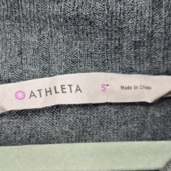 Athleta Merino Wool COWL NECK SWEATER DRESS Charcoal - Picture 5 of 8